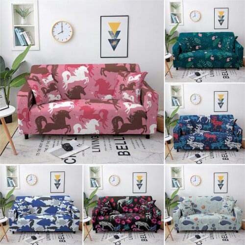 Animals Sofa Covers For Living Room Elastic Sofa Slipcover Stretch Sectional Couch Cover Sofa Chaise Cover Lounge 1/2/3/4 Seater