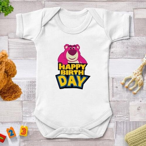 Baby Rompers Toy Story Bear Print Breathable Soft Ropa Bebe De Newborn Sleepers Baby Pjiamas Cute Cartoon Infant Baby Clothes
