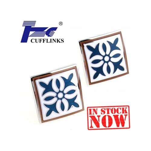 TZG00837 Enamel Epoxy Cufflink Cuff Link 2 Pairs Free Shipping Promotion