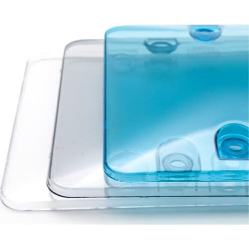 31*16cm Car License Plate Shield Design ABS Novelty Plate Cover Unbreakable Frame Cover Transparent License Plate Cover