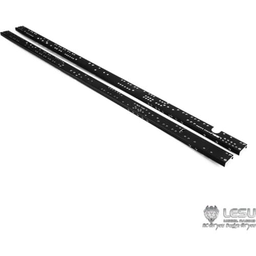 LESU CNC Metal Chassis Rail Parts 1/14 RC MAN 8*8 Hydraulic Dumper Truck Model TH02376