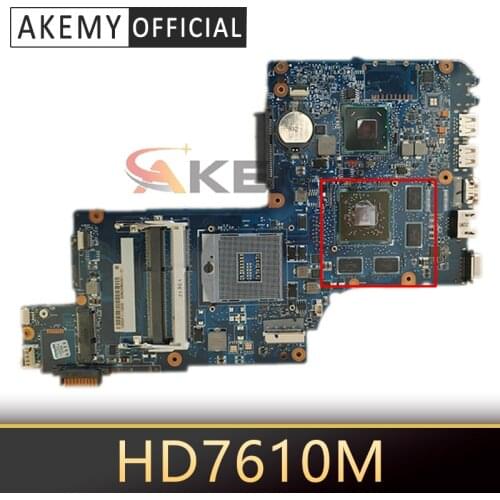 AKEMY New H000046340 laptop motherboard for Toshiba Satellite C870 L870 L875 17.3 Screen HD 7610M graphics DDR3 Mainboard