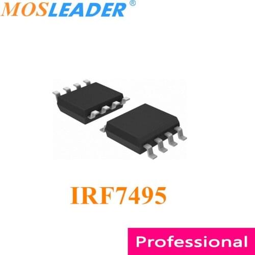 Mosleader IRF7495 SOP8 100PCS 1000PCS 100V 30mR@VGS=10V N-Channel IRF7495TRPBF IRF7495PBF IRF7495TR Chinese High quality