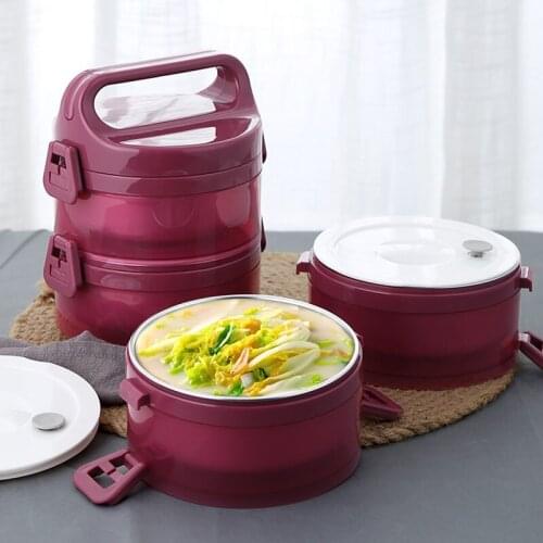 Stainless Steel Leak-Proof Thermal Bento Box Office Student Portable Multi Layer Picnic Food Container Creative Sealed Lunch Box