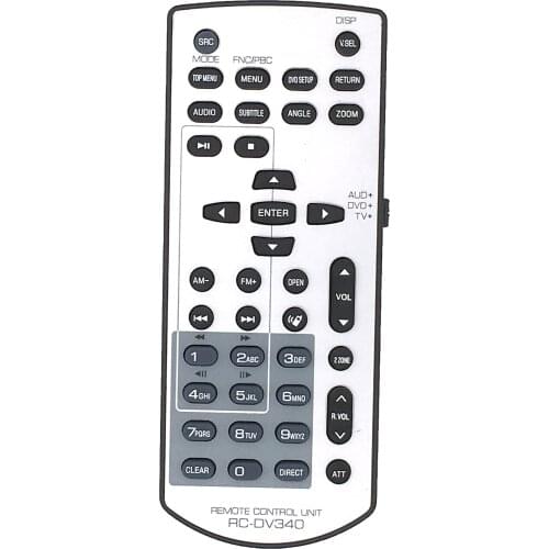 New Replace RC-DV340 For KENWOOD Audio AV Remote Control DDX514 DDX616 DDX7019