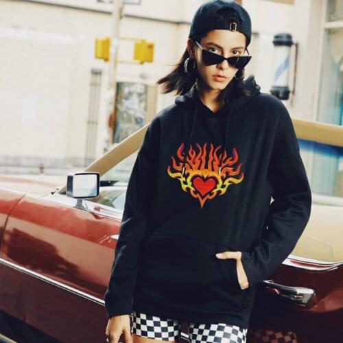 2020 Autumn And Winter New Womens Casual Printed Long-sleeved Hooded Comfortable Warm Sweatshirt Streetwear Wm