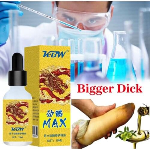 Penis Thickening Growth Man Big Dick Enlargement Liquid Cock Erection Enhance Health Care Enlarge Massage Enlargement Oil 15ml