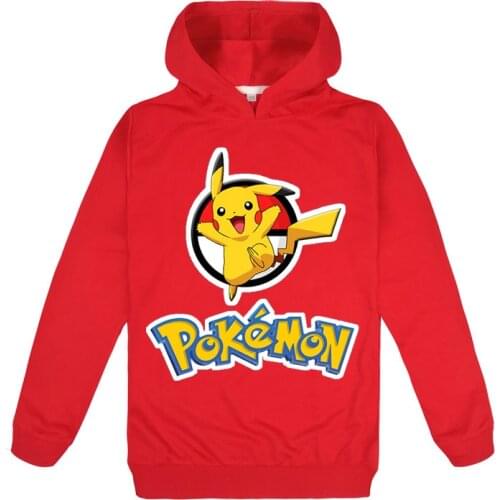 Takara Tomy Pokemon Go Spring Boy Clothes Long Sleeve Coat Girl Jacket Kids Hoodies Boy Sweatshirts Hooded Causal Kid Top