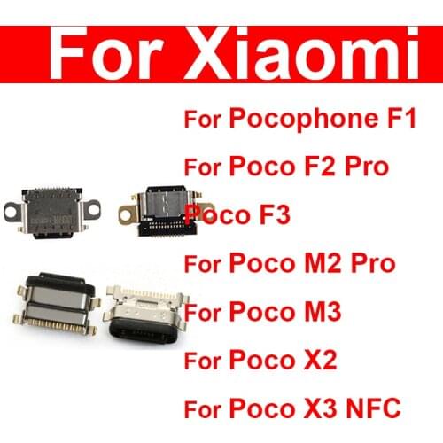 USB Charger port For xiaomi MI Pocophone F1 Mirco USB connector port socket Sync Date Charging dock jack Repair replacement
