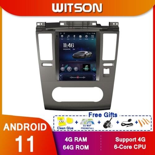 WITSON Android 11 vertical screen Car Multimedia tesla GPS NAVIGATION Radio player for Nissan TIIDA