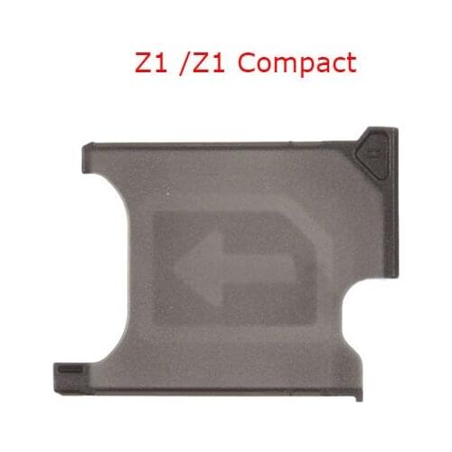 GZM-parts 200pcs/lot Sim Card Tray Holder Slot Part For Sony Xperia Z Z1 Z1 Compact Z2 Z3 Z3 Mini Z4 Z5 compact Sim Card Tray