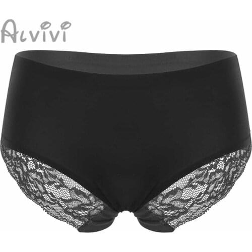 Womens Lace Female Underwear Seamless Panties Sexy Panties Mid Rise Summer Lingerie Underwear Cotton Panties Crotch Briefs