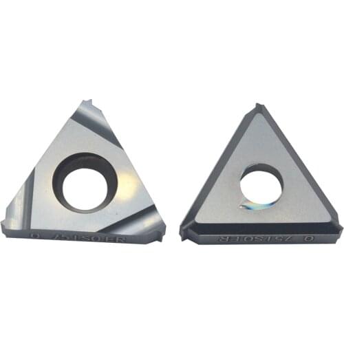 16ER 0.75ISO 20PCS External Indexable Tungsten Carbide Threading Lathe Inserts 16ER 0.75ISO LDA Carbide Insert Turning Tool