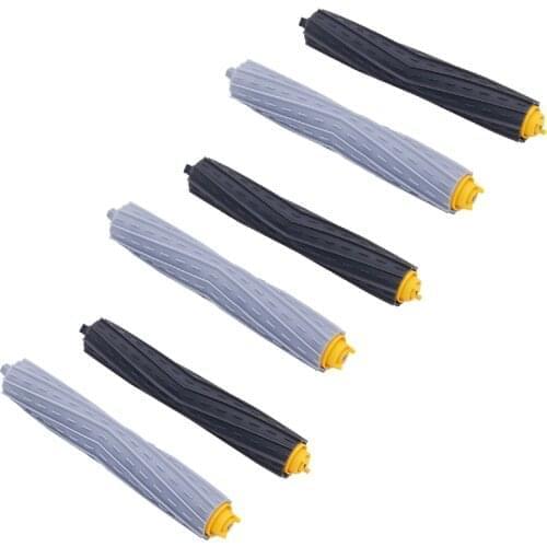 3 sets.Pcs/ 6 Adapted IROBOT Roomba 800 series 870 880 980 vacuum cleaner replacement without tangled garbage brush sweeper