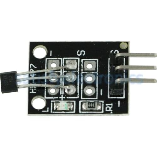 3pin KY-035 Class Bihor Analog Hall Magnetic Sensor Module Diy Starter Kit KY035