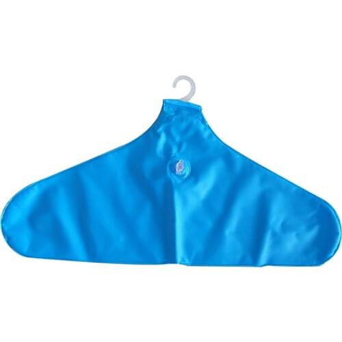 5Pcs PVC Inflatable Foldable Clothes Hanger Rack Non Slip Coat Holder Portable Clothing Storage Holder for Outdoor Traveling