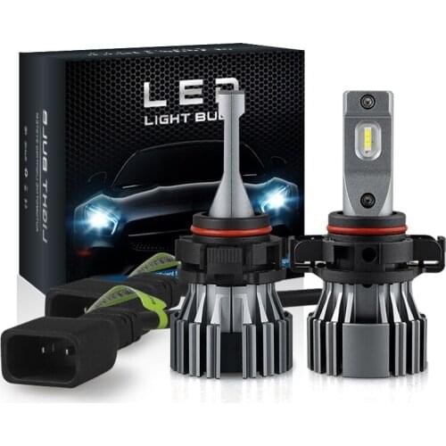 Car LED Headlight Bulbs HIR2 HB3 HB4 H7 H8 H3 H11 50W High/Low Beam Led Bulb H1 H10 880 5202 Auto LED Car Lamps For Front Lights