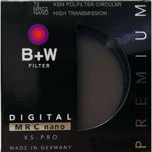 B+W CPL 82mm KSM Digital XS-PRO MRC Nano Haze Filter Polarizer/Polarizing CIR-PL Multicoat Protective For SLR Camera Lens