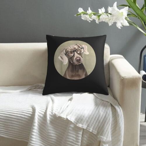 I Love Dog pattern print Cushion Cover Decorative Pillowcase Chair Seat Square Car Pillow Cover Home Living Textile