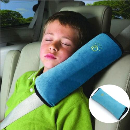 Seat Belt Pillow Kids Baby Seatbelt Pillows Car Safety Travel Head Shoulder Cushion Pad Harness Protection Support Pillow
