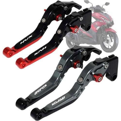 For Yamaha NVX155 AEROX 155 Motorcycle Accessories CNC Aluminum Adjustable Foldable Extendable Scooter brake Clutch levers