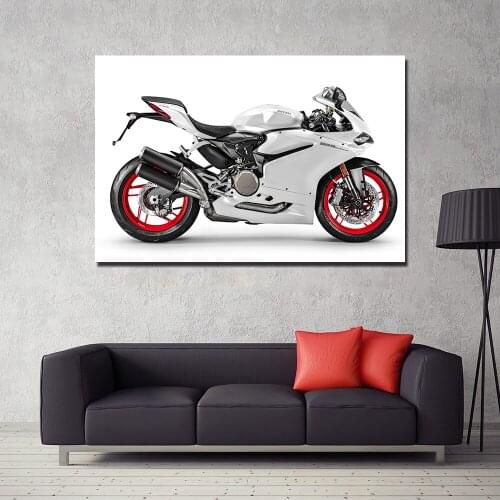 Ducati 959 Panigale Super Motorcycle HD Picture Canvas Prints DIY Framed Paintings Wall Art Poster for Home Decor