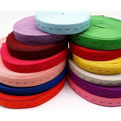 18mm Rubber Band Button Hole Elastic Band Elastic Stretch Band Extended Finishing Band Diy Sewing Garment Accessories 1 Meter