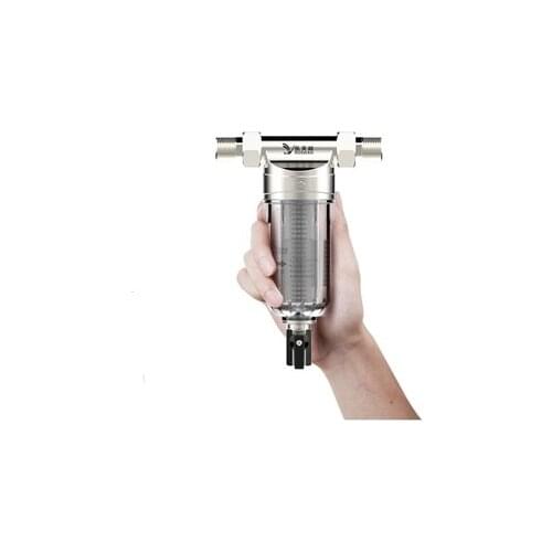 Pre filter 4 '' external thread mouth backwash filter 316 stainless steel filter Cartridge Filter For Water water connections