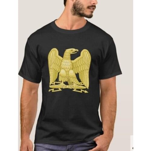 Eagle Emblem of Napoleon Bonaparte T-Shirt. Summer Cotton O-Neck Short Sleeve Mens T Shirt New S-3XL