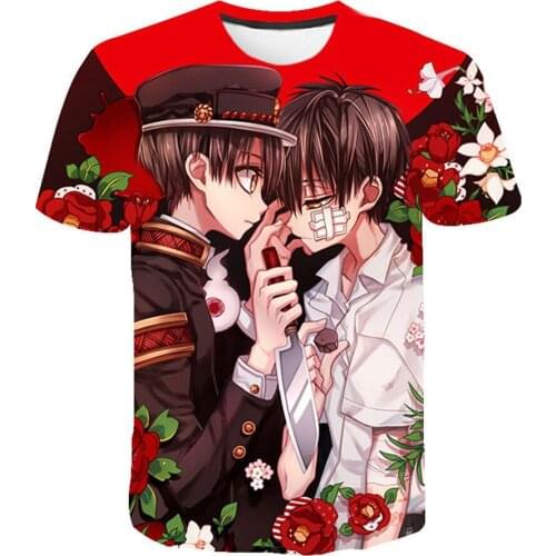 3D T-shirt Toilet-Bound Hanako-kun For Men and Women Children Casual Streetwear Unisex T-shirt Fashion Cool Comfortable Tee Tops