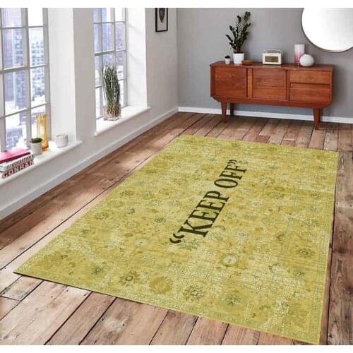 KEEP OFF 42 Patterned Carpet ,Non Slip Floor Carpet,Teens Carpet,Turkish Rug