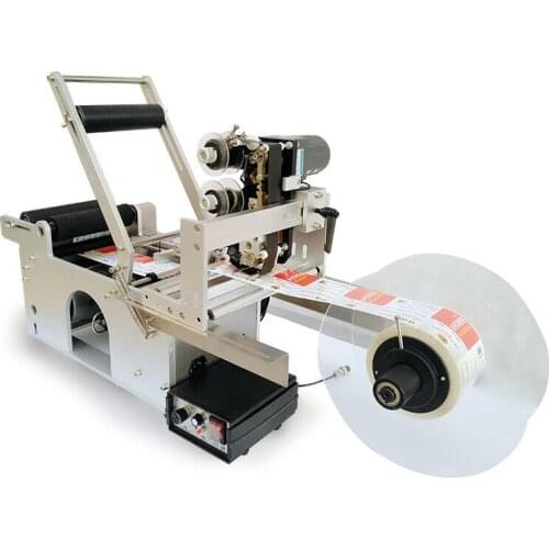 Semi-Automatic Round Bottle Labeling Machine Labeller Machine