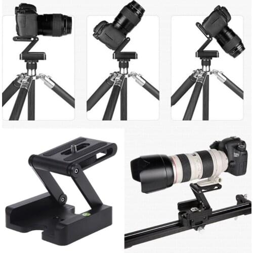 Portable Z-Type Camera Folding Tripod Pan Tilt Ball Head Desktop Stand Holder Drop Shipping Support