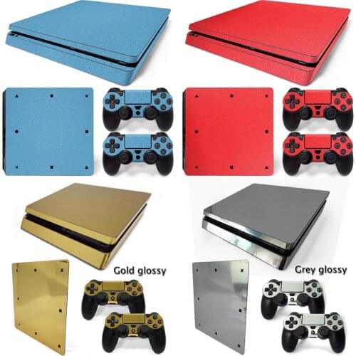 For PS4 slim Console and Controllers stickers For ps4 slim skin sticker for ps4 slim vinyl sticker