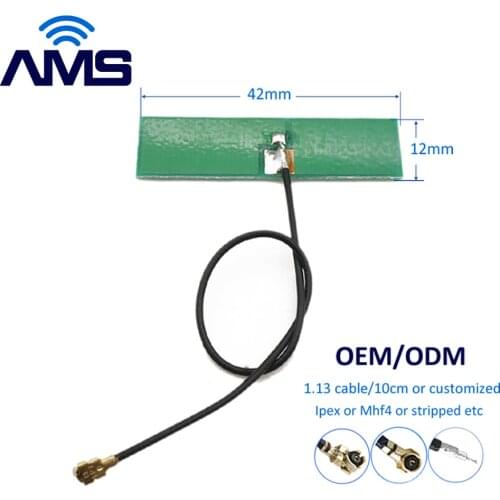 AMS Factory Wholesale 42*12mm Pcb 5G Aerial Wholesale PriceIpex Flexible Bluetooth Internal 2.4g Wifi 5g 5.8g Omni Antenn