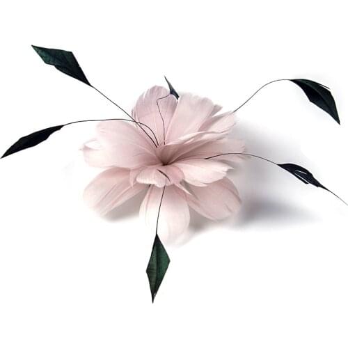 Bridal Hair Pins Clip Headdress Accessory Feathers Headpiece With Flower 1Piece Wedding / Special Occasion / Corsage Headpiece