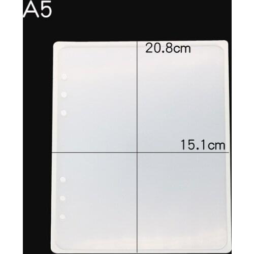 Mirror Crystal Epoxy Mold A5 Notebook Book Cover Pressing Plate Epoxy Mold