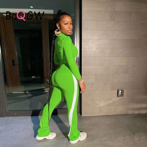 BaQGW Women Fall Clothes Turtleneck Cardigan Zip Tops Casual Two Piece Outfits Side Striped High Waist Sweatpants Matching Sets