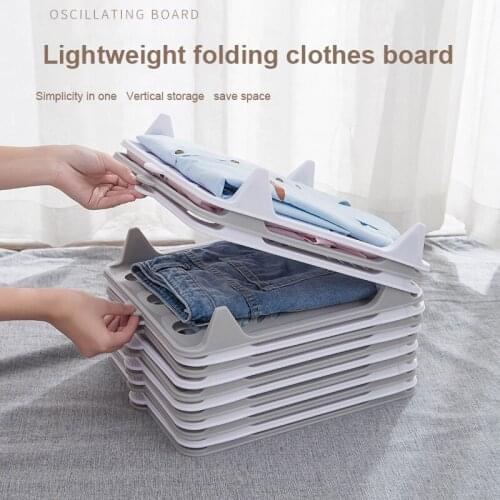 1PC Creative Lazy Folding Clothes Storage Rack Multi-function Folding Closet Easy Organize Pallet Board Independent Tools TSLM1