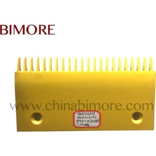 10PCS BIMORE SMR313609 57431856 57431858 9300 Escalator Yellow Aluminum Comb Plate