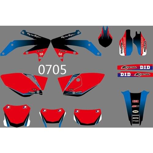 3M 4 STYLES TEAM GRAPHICS BACKGROUNDS DECALS STICKERS FOR HONDA CRF450X 2005 2006 2007 2008 2009 2010 2011 2012 2013 2014