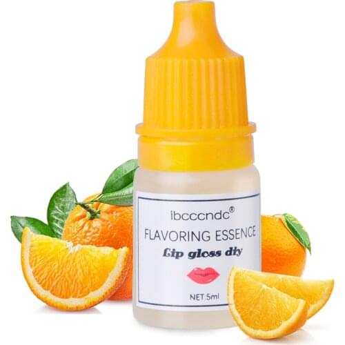 5ML Natural Flavor Orange Essence for Handmade Cosmetic Lip Gloss Lipgloss DIY Food Grade Fragrance Flavoring Essential Essence