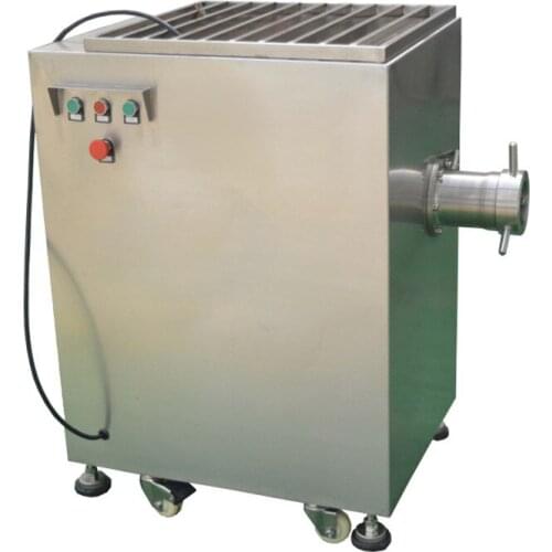 500kg/hour Industrial Frozen Fresh Meat Grinder Electric Mixer Bowl Beef Pork Mincer Cutting Machine