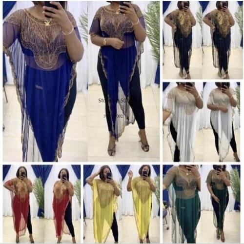 African womens dress African dress sequins high quality top fashion African womens dress A coat