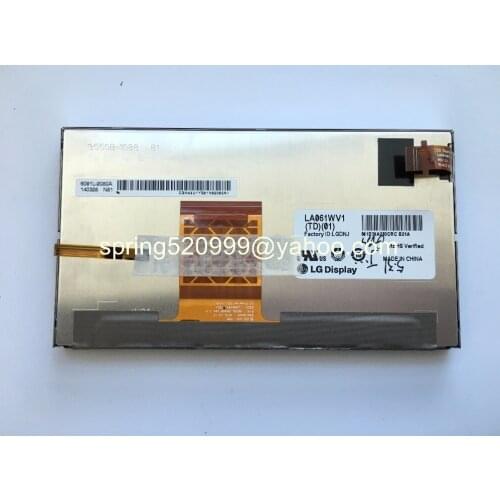 ToyotTa Car display LA061WV1(TD)(01) LA061WV1 TD01 6.1" LCD Screen Panel LA061WV1-TD01 LCD Display for RAV4 Camry LCD monitor