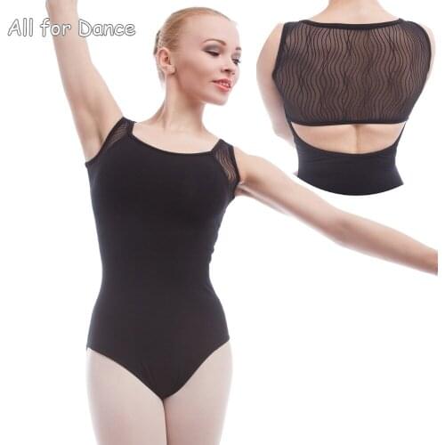 Free Shipping Ballet Leotard For Women Tank Sleeve Ballet Dance Practice Clothes Gymnastic Leotard Shape Wear