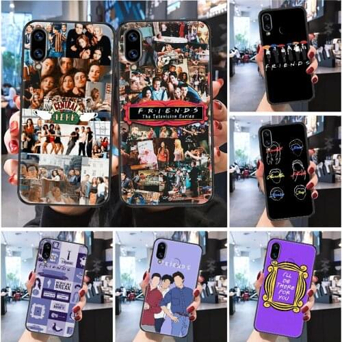 Friends TV Phone case For Huawei P Mate P10 P20 P30 P40 10 20 Smart Z Pro Lite 2019 Frosted black fashion cell cover pretty