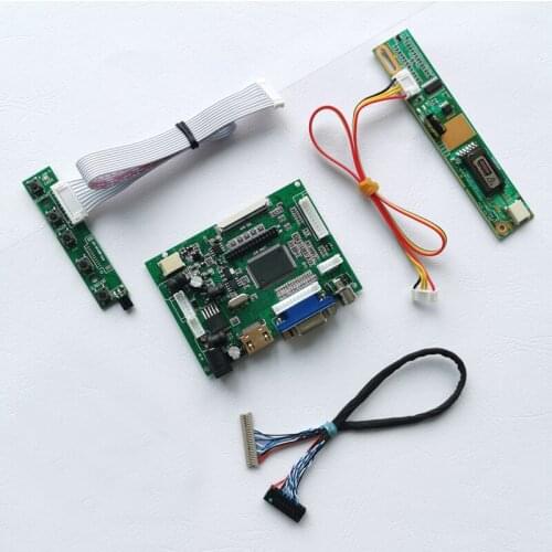 For CLAA141XC01/CLAA141XF01 1024*768 VGA 2AV 14.1" 20Pin LVDS 1CCFL laptop screen LCD screen controller drive board DIY set