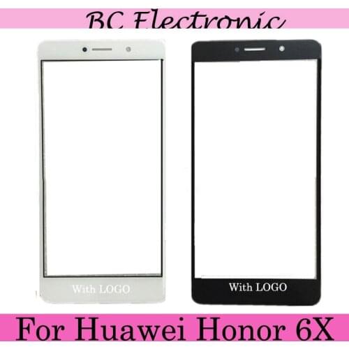 For Huawei Honor 6X Outer Glass Lens for Huawei Honor 6 X Touchscreen Touch screen Outer Screen Glass Cover without flex