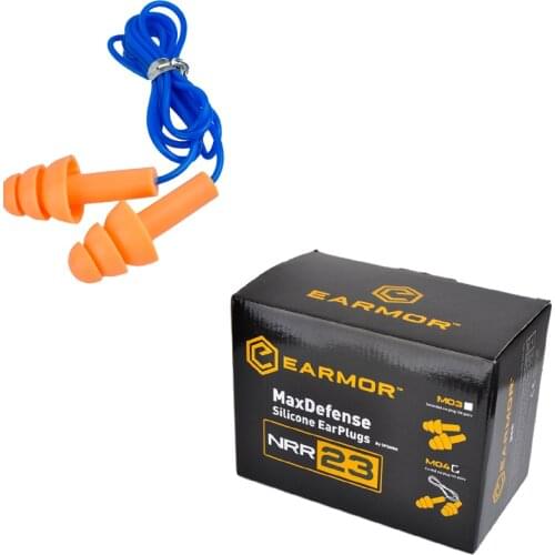 EARMOR 100 Pairs Protective Earmuffs Sponge/silicone Slow Rebound Foam Soft Ear Plugs Noise Reduction No Rope Earplugs Swimming